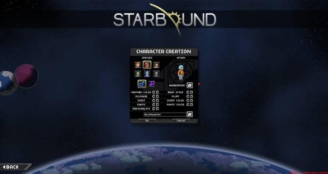starbound changing character appearance